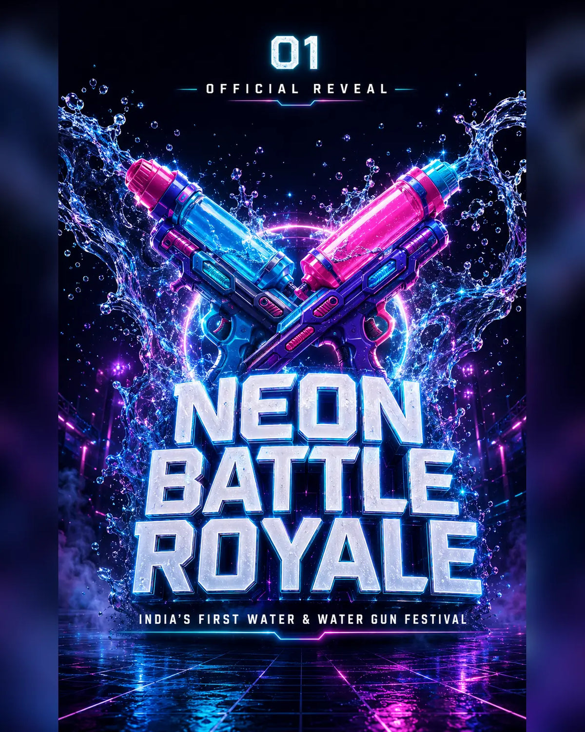 Neon Battle Royale official reveal – India’s First Water & Water Gun Festival